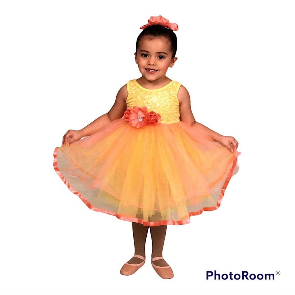 WEISSMAN girls dance ballet leotard costume. Size XSC